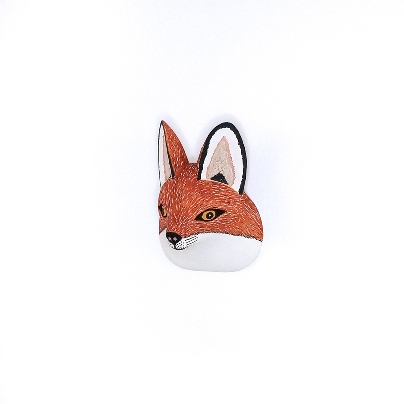 CHA015-Masque-Artisanal-Bois-Chane-Animaux-Quorum