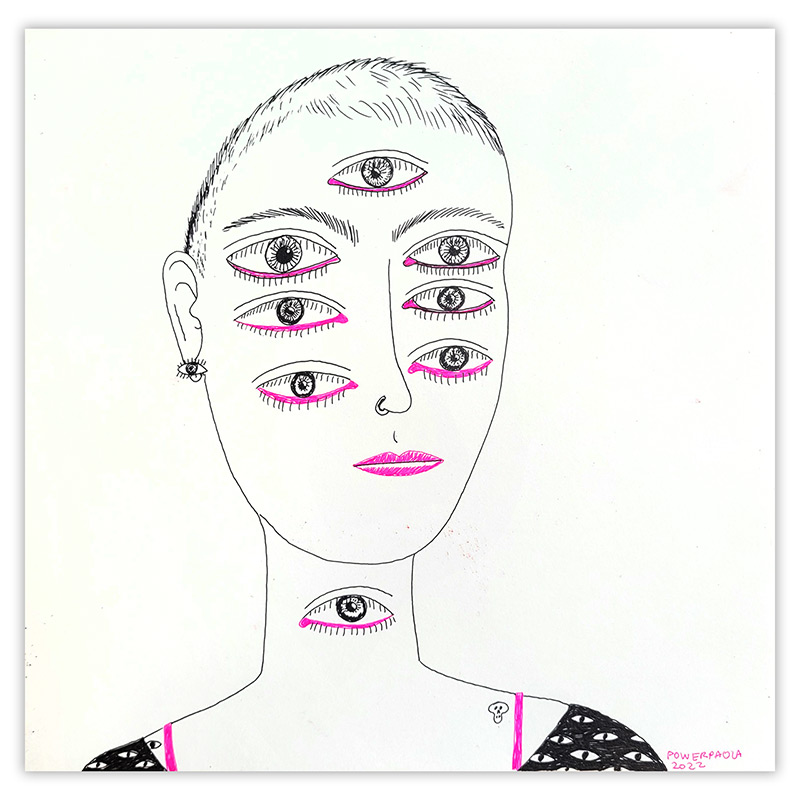 Dessin original - \'sans titre\' - Powerpaola