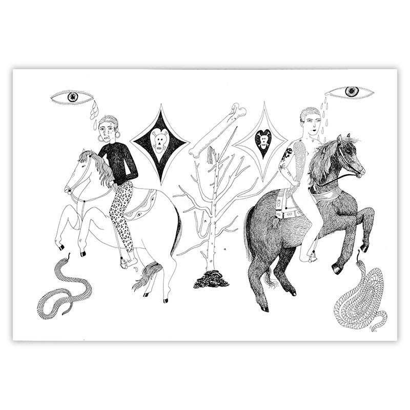 Dessin original - \'sans titre\' - Powerpaola