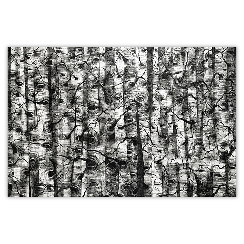 Dessin \'Yuna\' de la série \'Rhizomes\', Impression Fine Art - Marco Chamorro