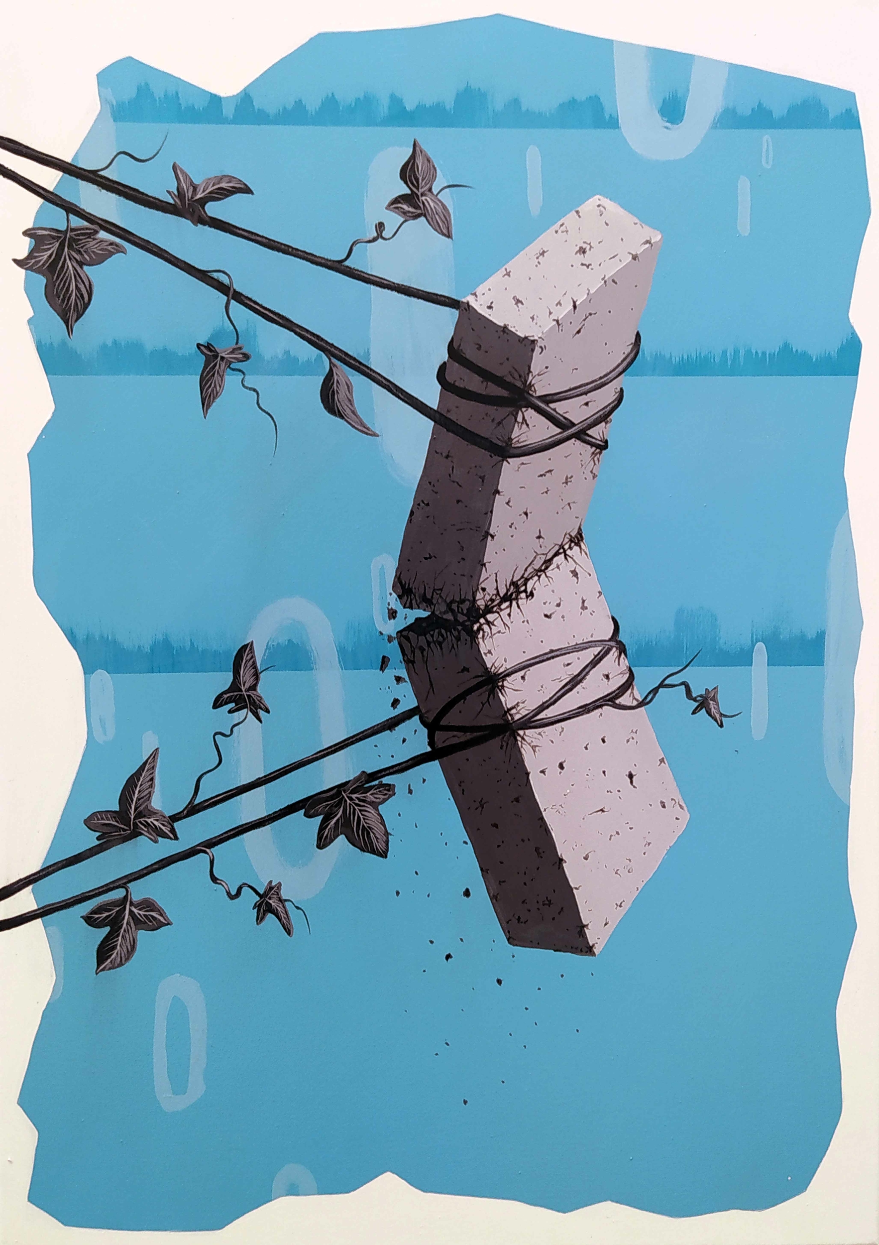 Peinture Tiempo Concreto I, Impression Fine Art - Andrés Agosin
