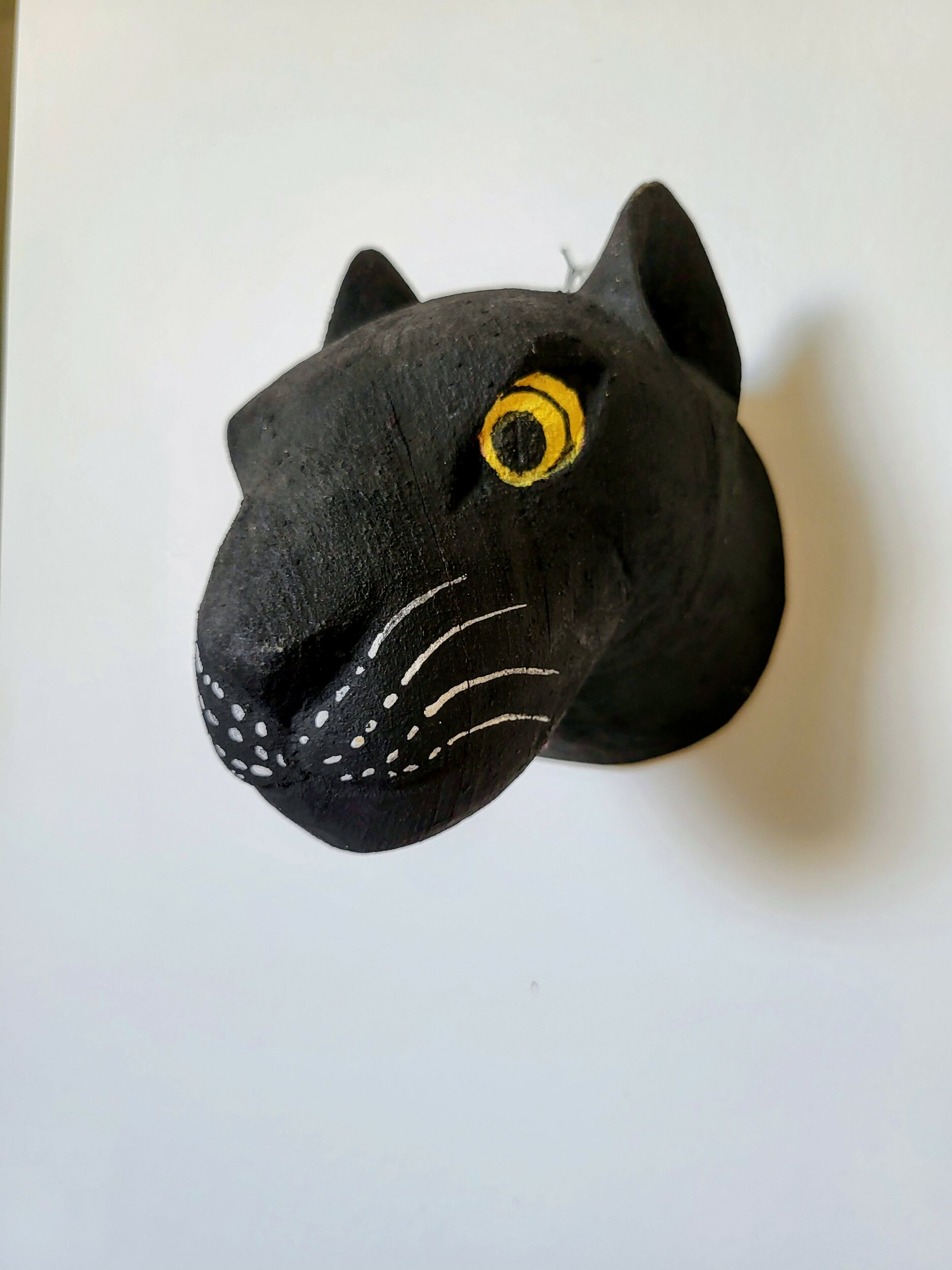Masque en bois \'Guépard\' - Peuple Chané