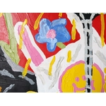 Peinture-Plastic bags-flowers-black- holes-apocalypse-35x45-Francois-Thevenet-THF008 (4)