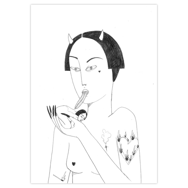 Reproduction-Dessin-Sans-Titre-Hahnemuhle-Irana-Douer-A4-21x29,7-cm-Quorum-DOI002