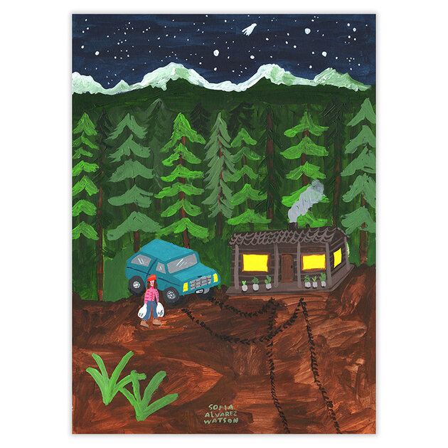 Peinture-Virgin-River-Sofia-Alvarez-Watson-25x35-cm-Quorum-wat013