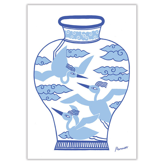 Reproduction-Peinture-Vase-Hahnemuhle-Agustina-Ramos-Quorum-RAA004