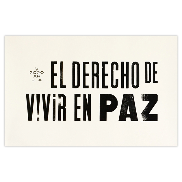 Impression-typograpique-El-derecho-de-vivir-en-paz-Imprenta-Rescate-Quorum-IMR003