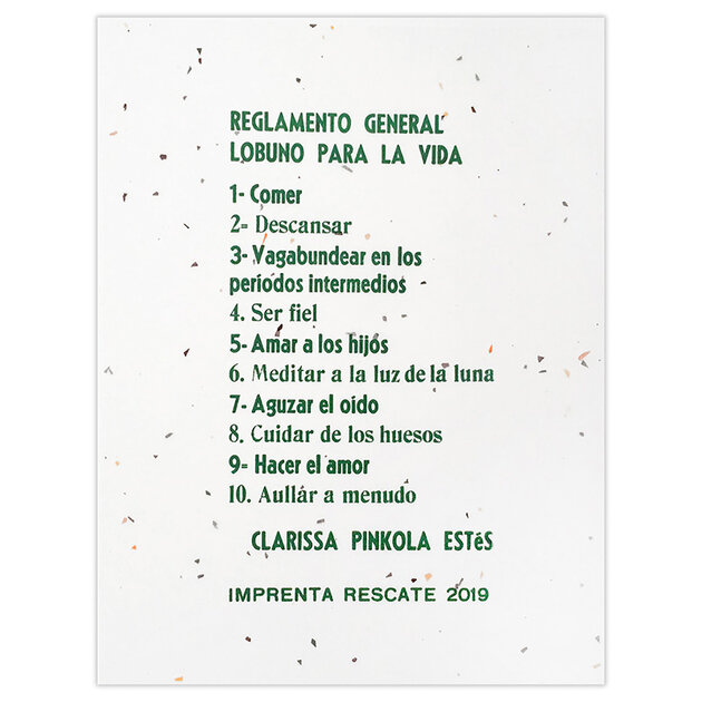 Impression-typograpique-Reglamento-General-Lobuno-Clarissa-Pinkola-Estes-Imprenta-Rescate-Quorum-IMR018