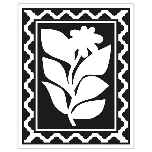 Peinture-fleur-noir-et-blanc-Hahnemuhle-Nicolas-de-Caro-Quorum--DEN001