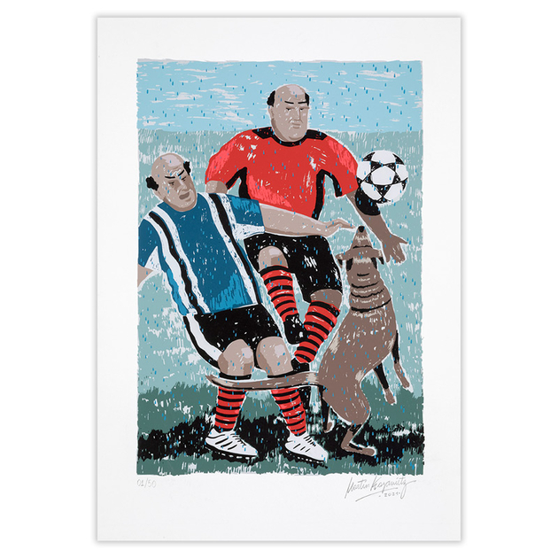 Serigraphie-Un-chaparron-35x50cm-Gordo-Pelota-Martin-Kazanietz-GOP001