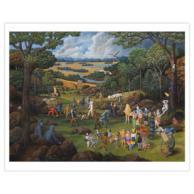 Reproduction-Peinture-Les-Offrandes-Hahnemuhle-Marcelo-Canevari-Quorum-CMA003
