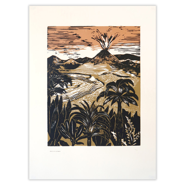 Gravure-Cae-La-Noche-Tropical-Fabrica-de-Estampas-48x66-Quorum-FDE025