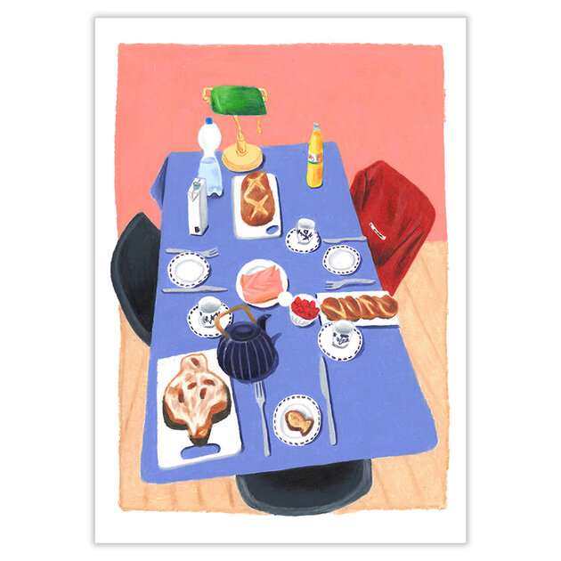 DRL012-Reproduction-Dessin-Brunch-Hahnemuhle-Laure-Drouglazet-A4-Quorum