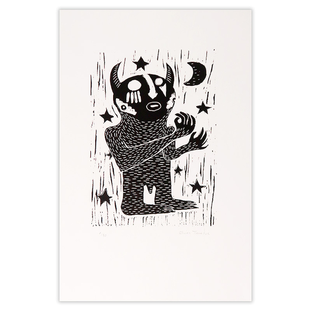 TEO018-Linogravure-Sans-Titre-Serie-Bestias-Olivier-Tenedor-35x50-Quorum2