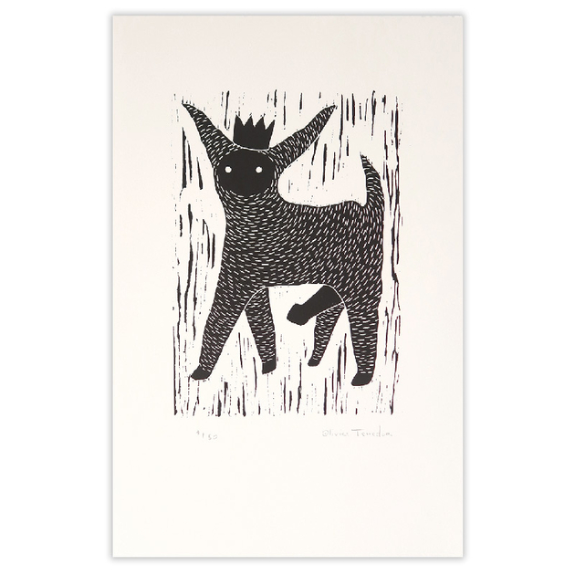 TEO020-Linogravure-Sans-Titre-Serie-Bestias-Olivier-Tenedor-35x50-Quorum5
