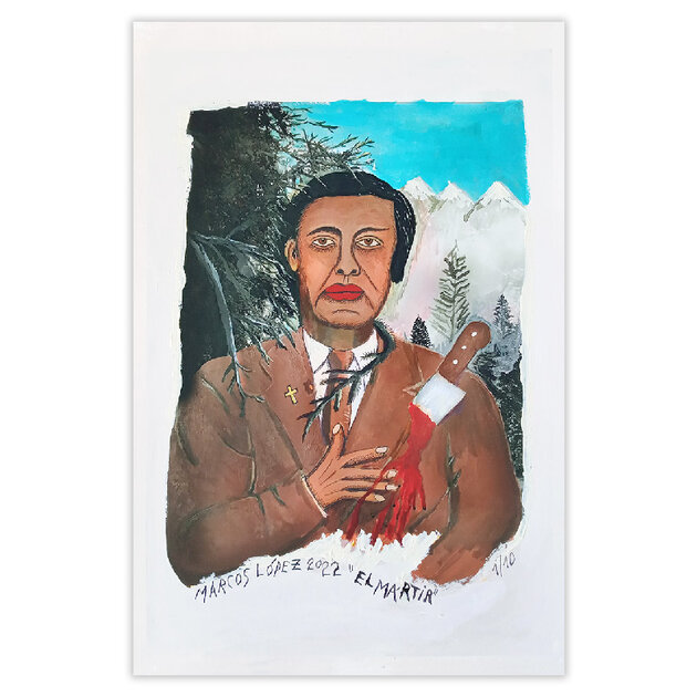 LOM005-Photographie-Peinture-El-Martir-Marcos-Lopez-Quorum