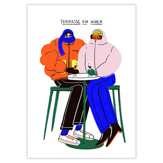 CEC009-Terrace-Illustration-numerique-Cel-Castella-Impression-Fine-Art-Hahnemuhle-Quorum