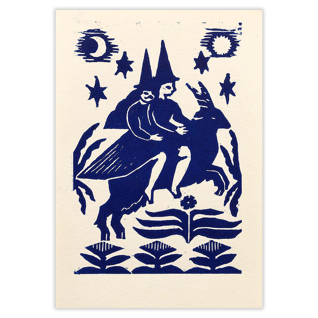 FDE042-Gravure-Creatures-Fantastiques-Sorciere-Fabrica-de-Estampas