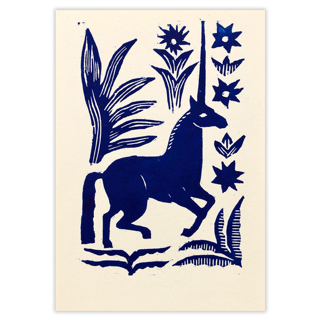 FDE049-Gravure-Creatures-Fantastiques-Licorne-Fabrica-de-Estampas