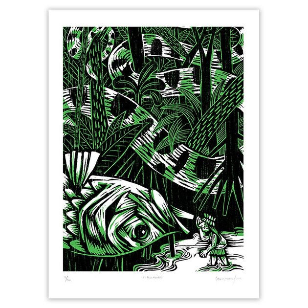 AYM038-Serigraphie-el-pez-abuelo-Marco-Chamorro-Alice-Bossut