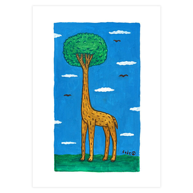 FEC022-peinture-aquarelle-arbol-jirafa-federico-calandria