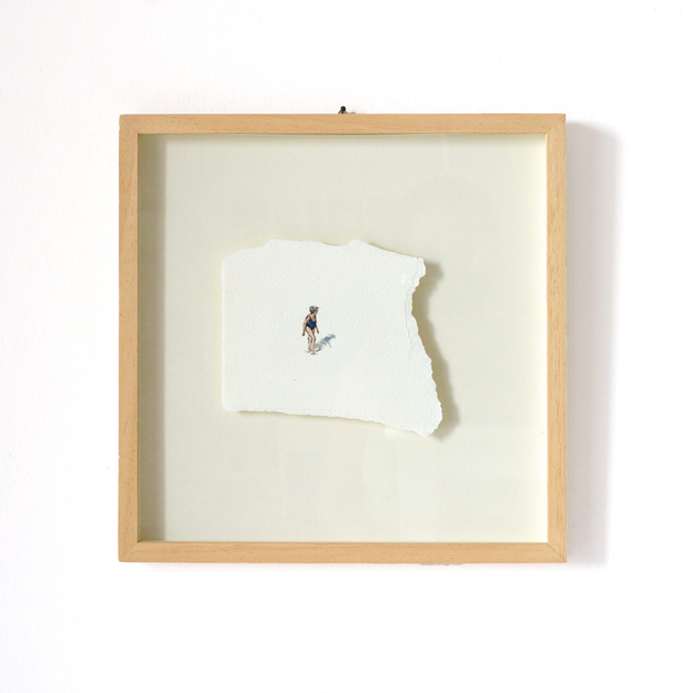 LAV003-Aquarelle-Victoria-Lauria-Cuerpos-Señora en traje de baño azul-Quorum