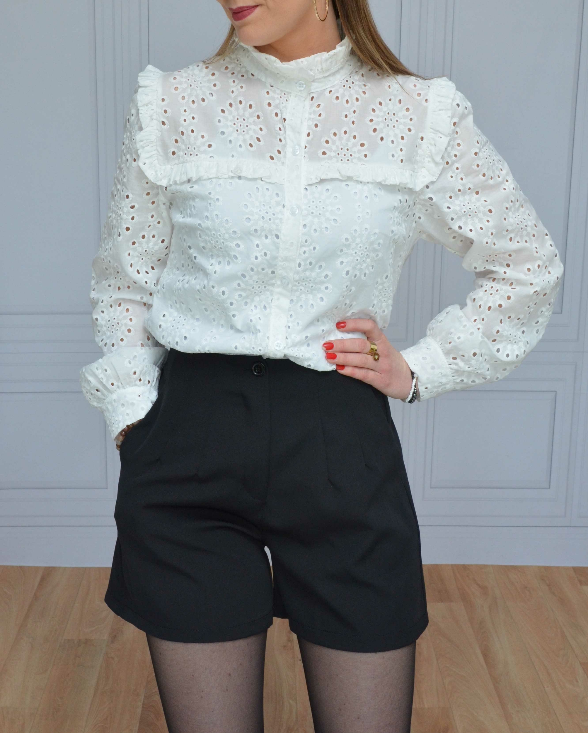blouse emilie et short noir9