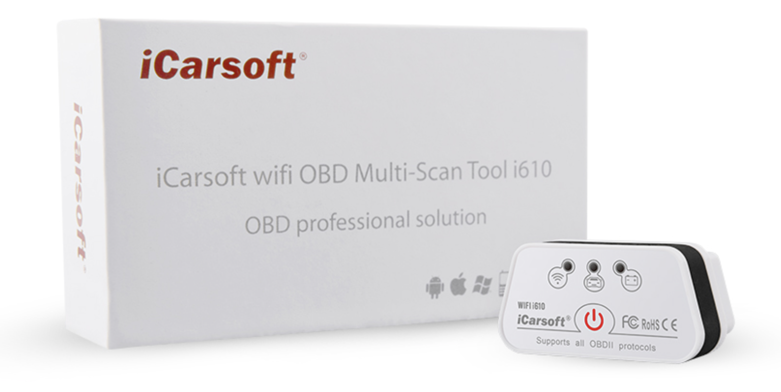 iCarsoft i610 WiFi Diagnosegerät OBD2 Für Porsche Renault Saab Fiat Ford BMW VW 