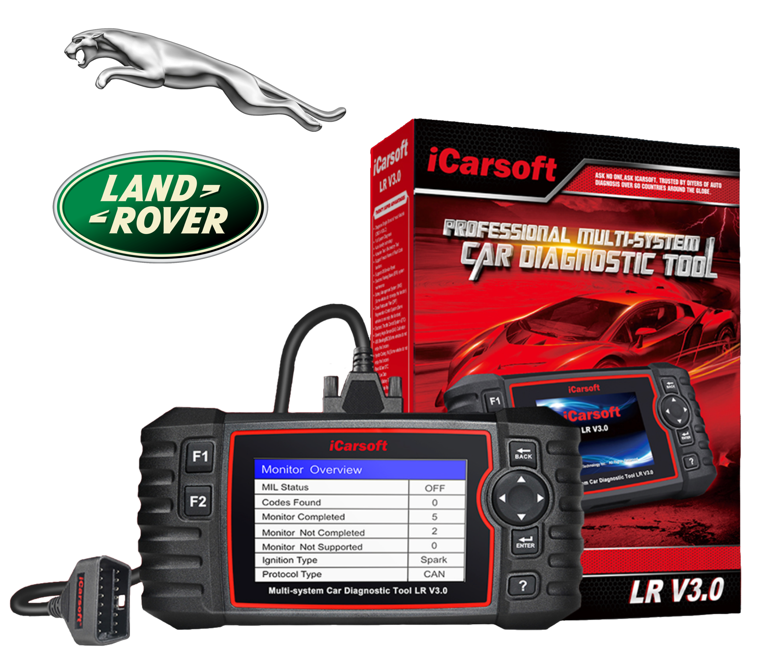 iCarsoft EU PRO LAND ROVER PROFESSIONAL DIAGNOSTIC TOOL AND ALL EUROPEAN VEHICLE