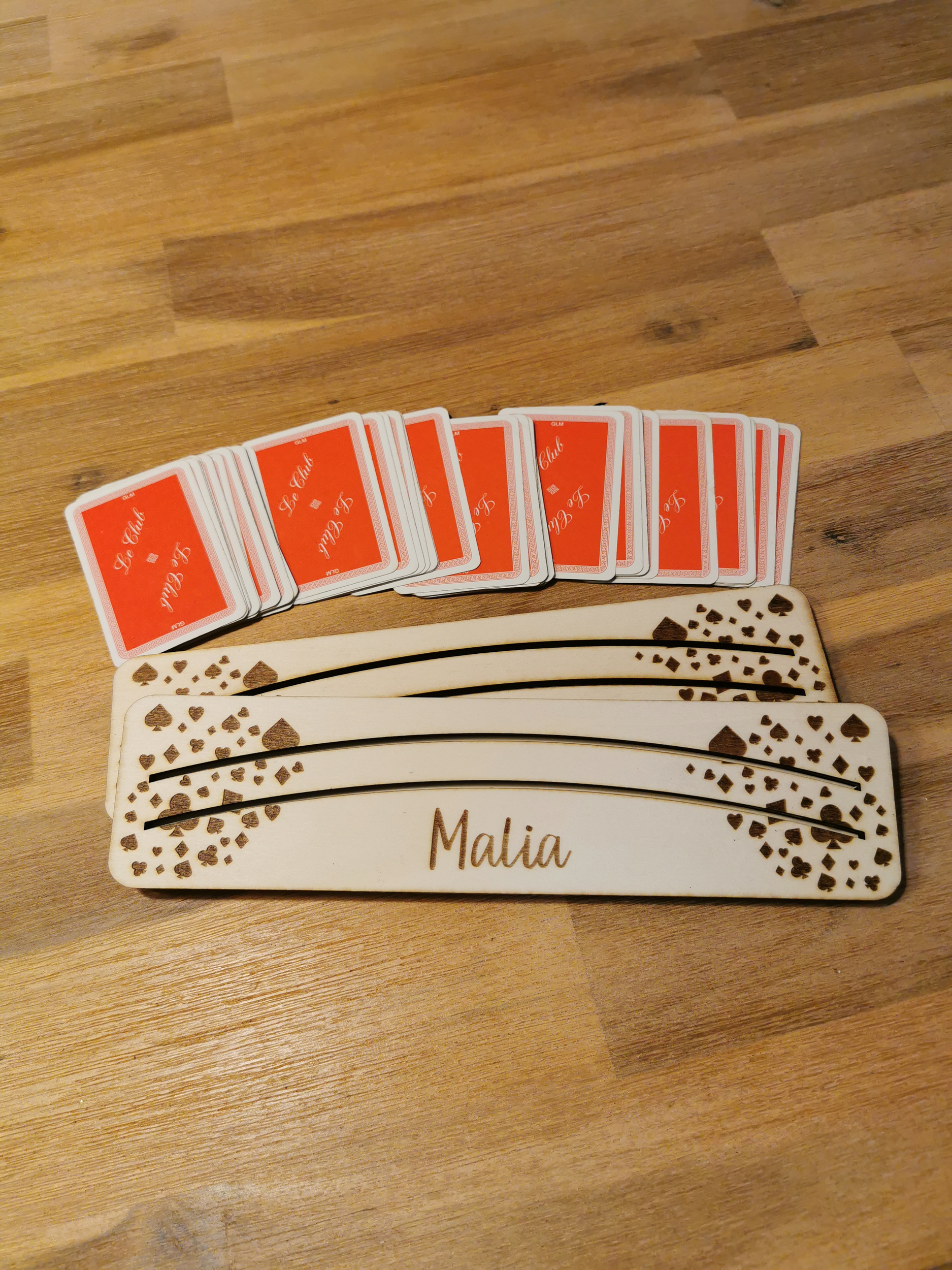 Support pour jeux de cartes personnalisable