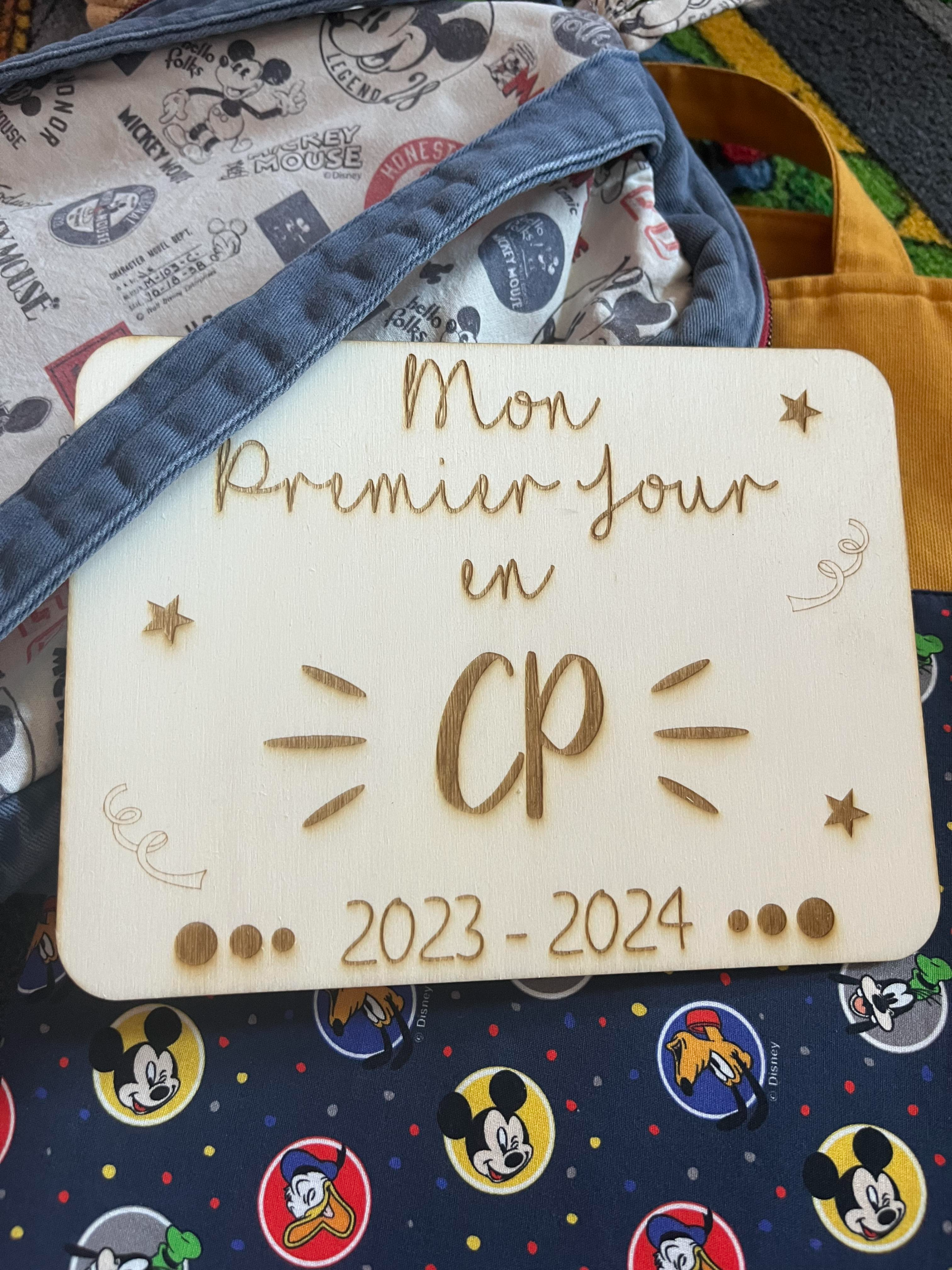 Pancarte rentrée scolaire personnalisable