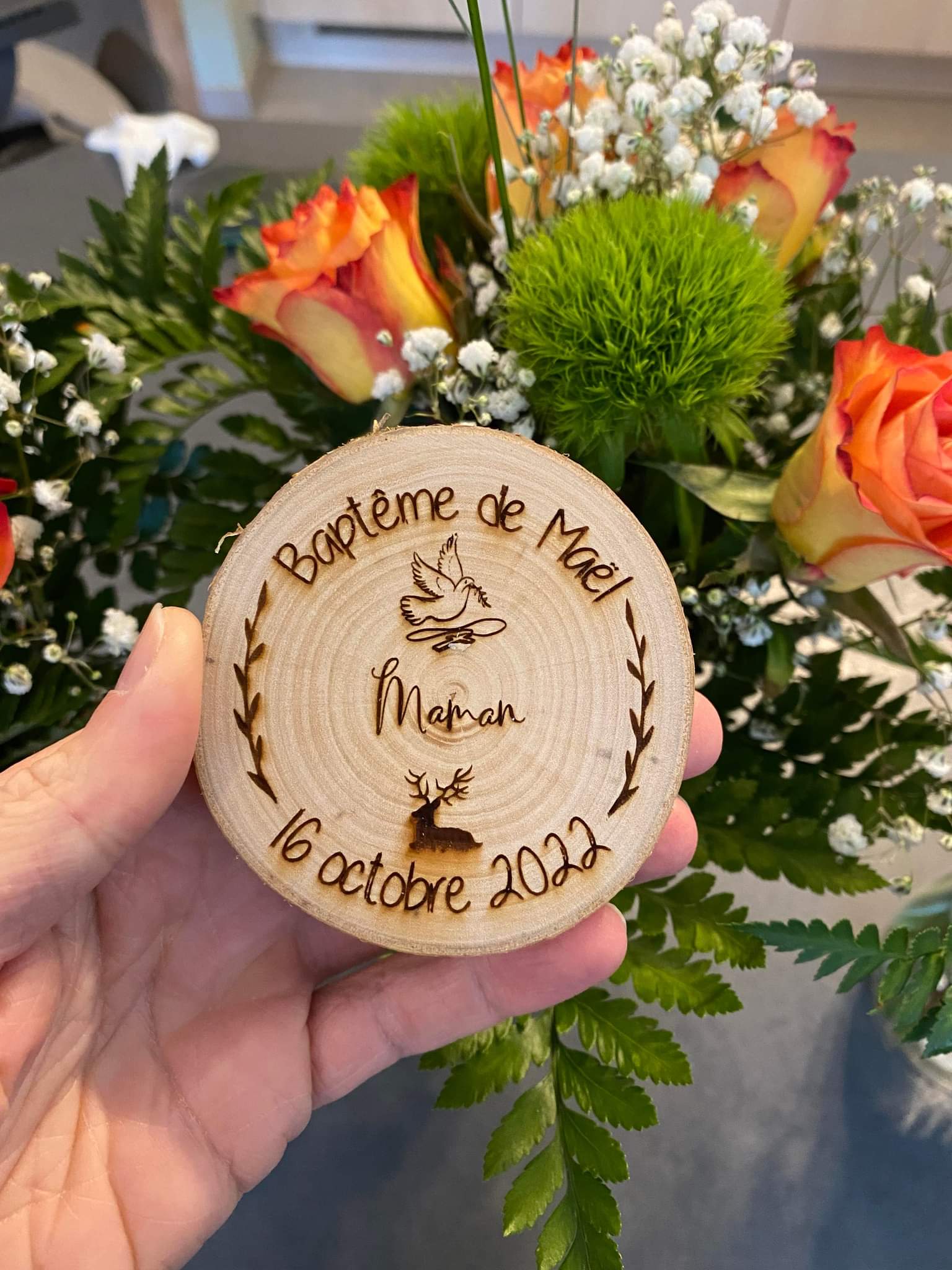 Rondins baptême-Plan de table