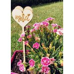 Pic décoratif en bois pour bouquet de fleurs, vue 6