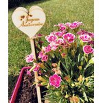Pic décoratif en bois pour bouquet de fleurs, vue 5