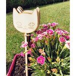Pic décoratif en bois pour bouquet de fleurs, vue 4