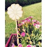 Pic décoratif en bois pour bouquet de fleurs