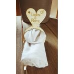 Rond de serviette personnalisé pour mariage
