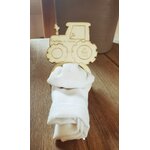 Ensemble de décoration de table personnalisable pour baptême, thème tracteur, vue 5