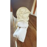 Ensemble de décoration de table personnalisable pour baptême, thème pompier, vue 3