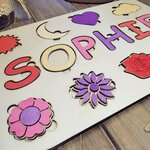 Puzzle éducatif personnalisé avec le prénom de lenfant, vue 3