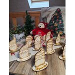 Gnomes de Noël en bois, vue 5