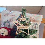 Étoile de Noël en bois personnalisée, vue 3