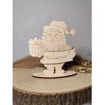 Père Noël décoratif en bois personnalisé, vue 4