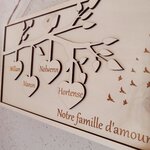 La Branche de Vie en bois personnalisable avec prénoms, vue 2
