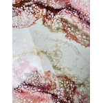 Tableau résine Epoxy Rose