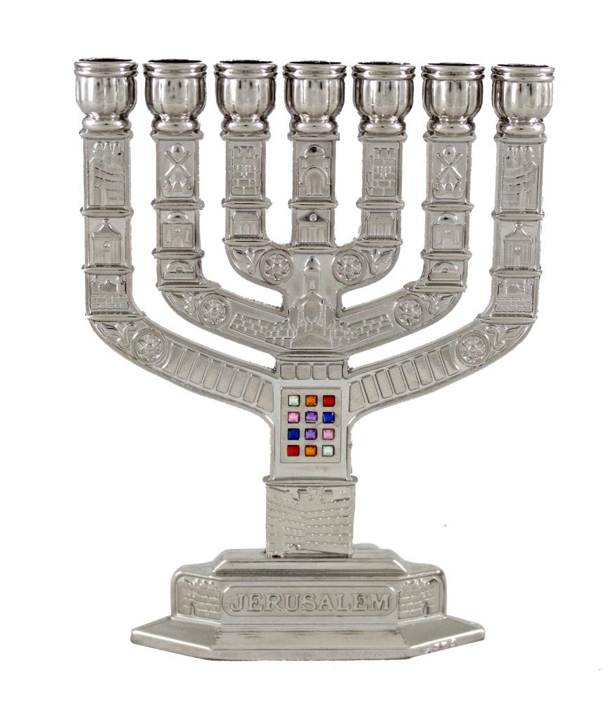 menorah-argentee-12 cm-anaelle-judaica