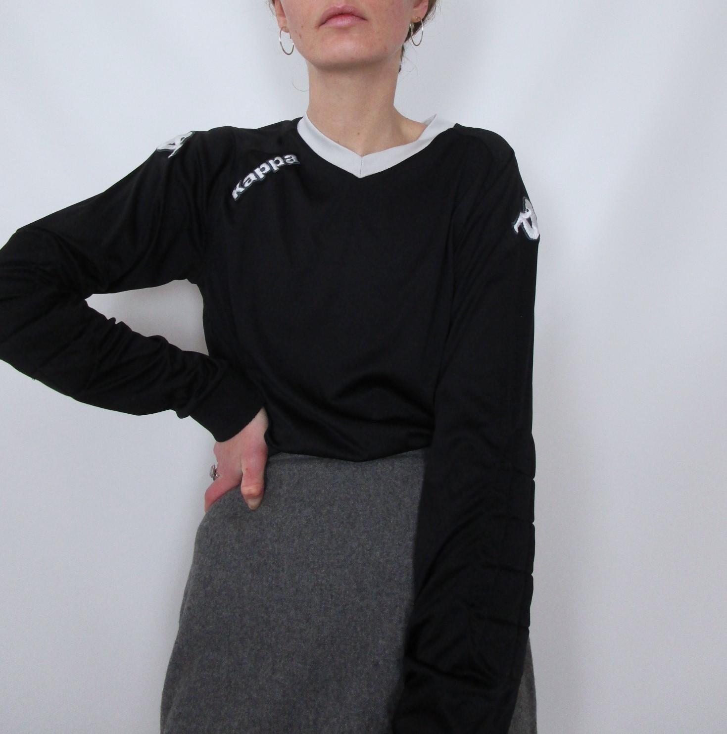 Tshirt sporty manches longues noir M