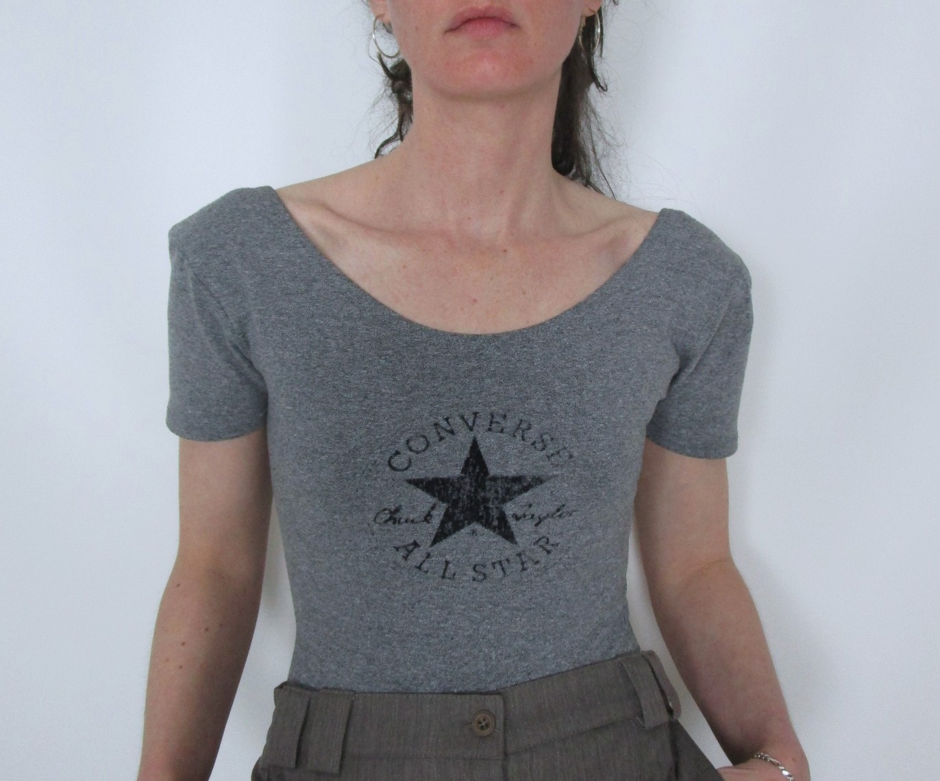 Body gris chiné Converse XS