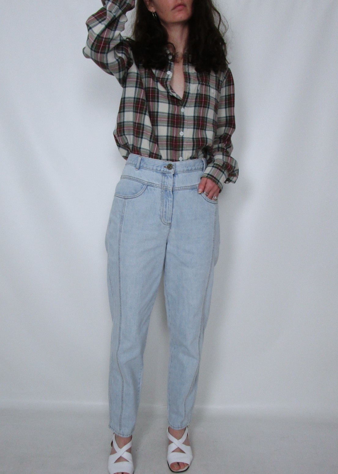 Jean taille haute bleu clair Sessùn blue S/M