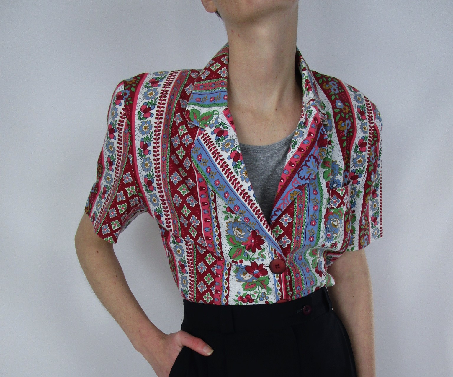 Chemise patchwork rose XS/S